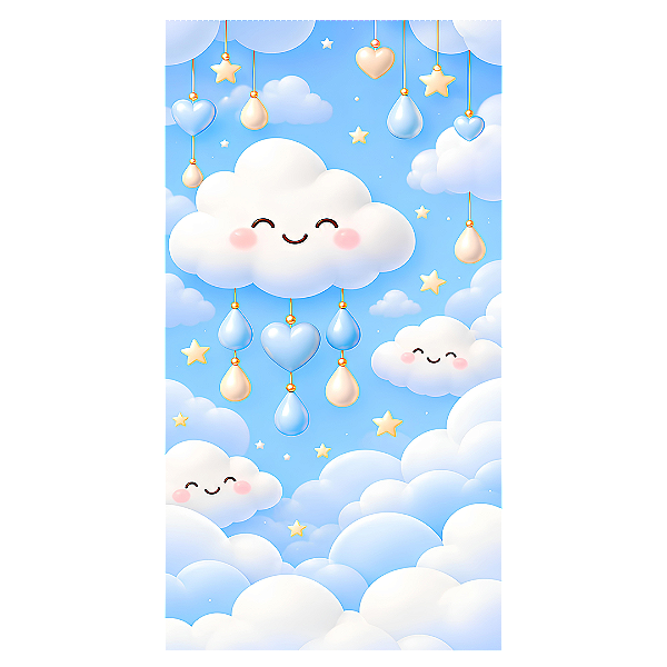 Capa Mini Faixa Lateral Sublimado - Chuva de Bênçãos