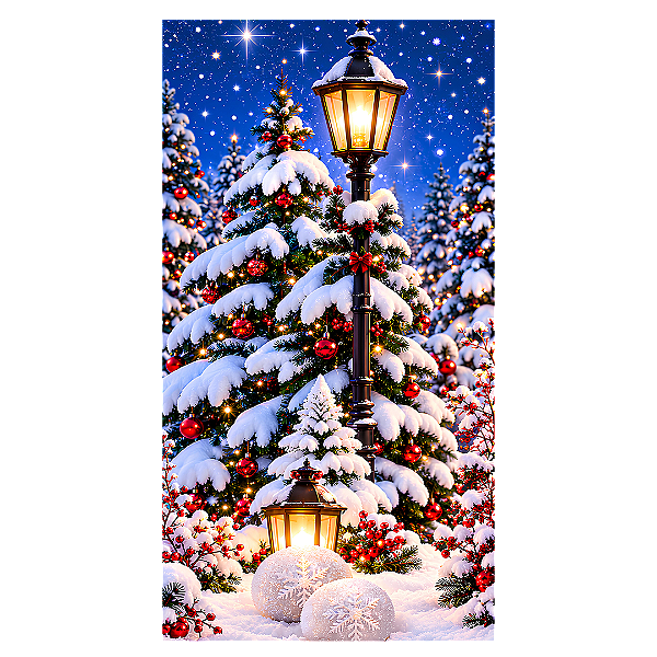 Capa Faixa Lateral Sublimado - Feliz Natal