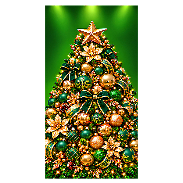 Capa Faixa Lateral Sublimado - Natal Verde