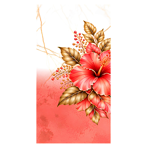 Capa Faixa Lateral Sublimado - Tropical Floral