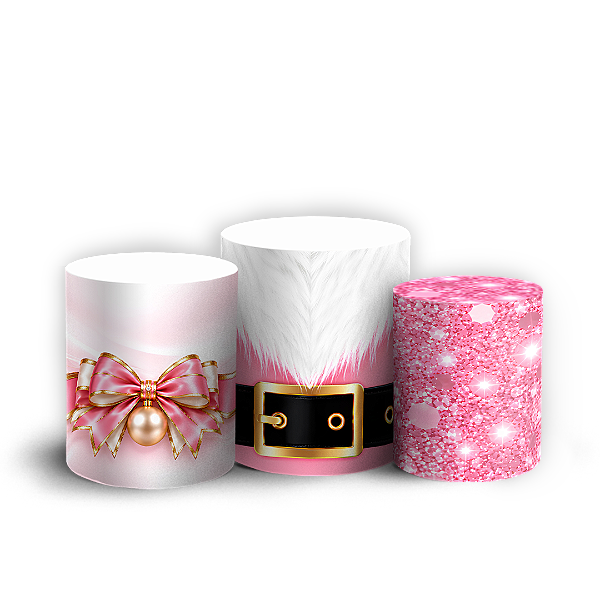 Capas Trio Cilindro Sublimado Veste Fácil - Feliz Natal