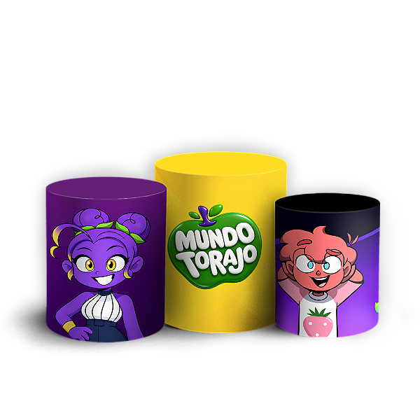 Capas Trio Cilindro Sublimado Veste Fácil - Mundo Torajo