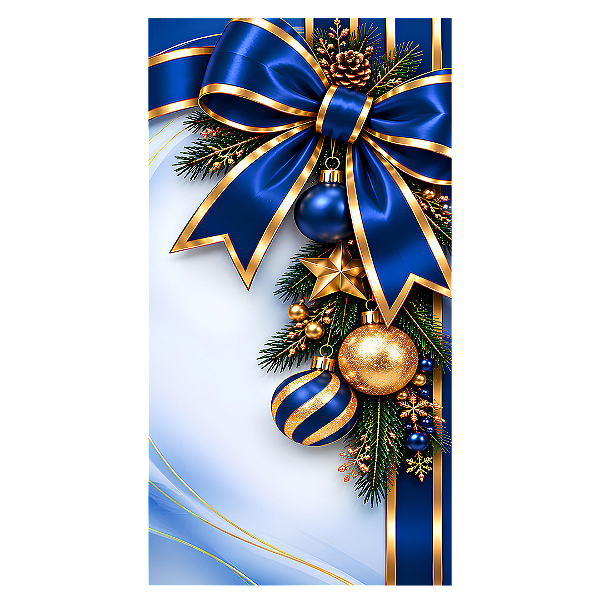 Capa Mini Faixa Lateral Sublimado - Feliz Natal