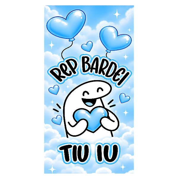 Capa Mini Faixa Lateral Sublimado - Happy Birthday