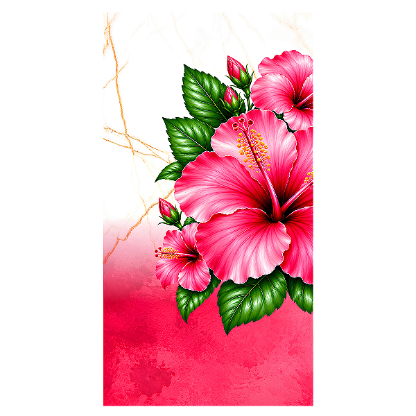 Capa Mini Faixa Lateral Sublimado - Tropical Floral