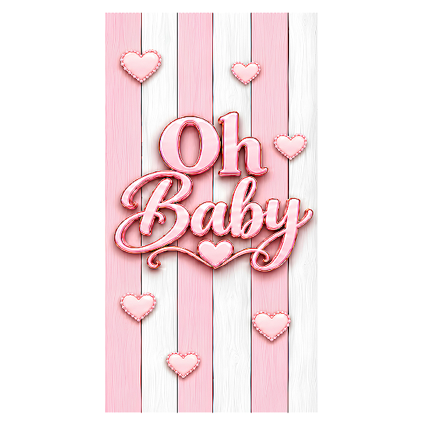 Capa Mini Faixa Lateral Sublimado - Ursinho Oh Baby