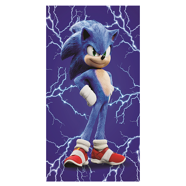 Capa Faixa Lateral Sublimado - Sonic