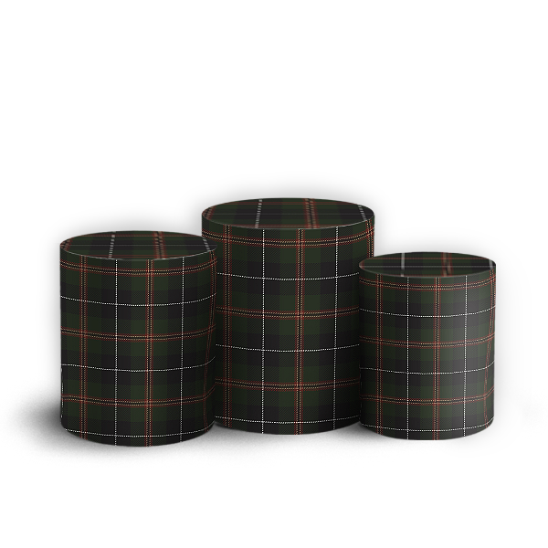 Capas Trio Cilindro Sublimado Veste Fácil - Xadrez