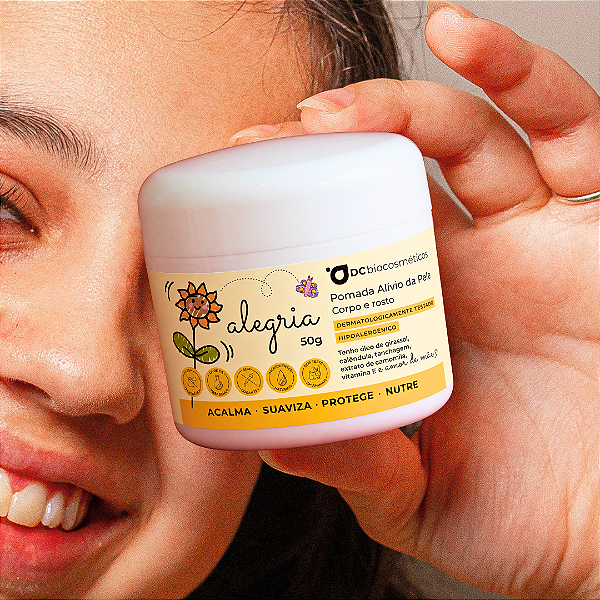 Pomada Alívio da Pele ALEGRIA | 50g