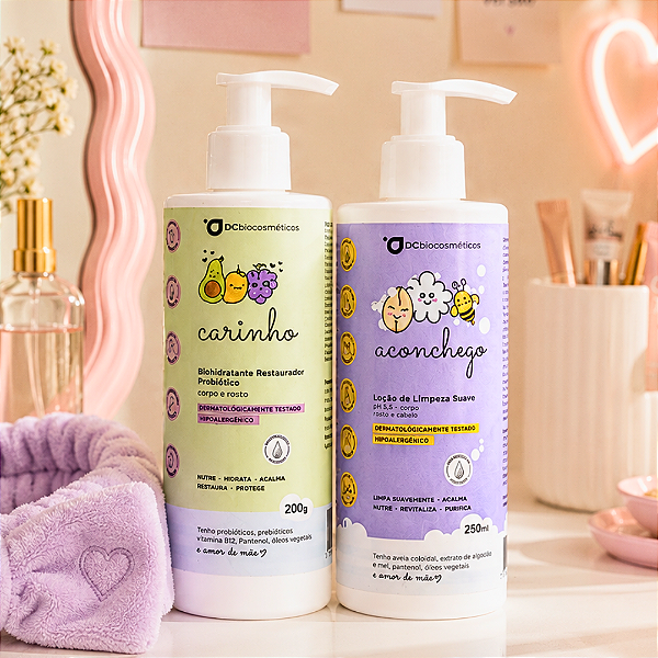 Kit Skincare Natural [Loção de Limpeza + Biohidratante Probiótico]