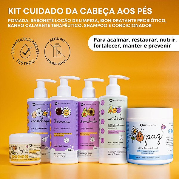 Kit Cuidado da Cabeça aos Pés