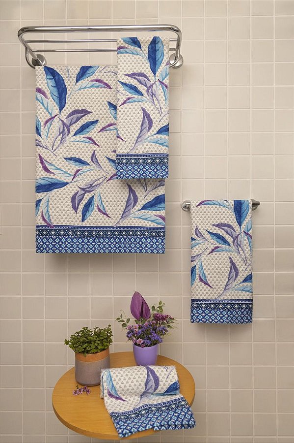 Toalha Felpuda De Banho Estampa Tijuca 70cm X 135cm Lepper