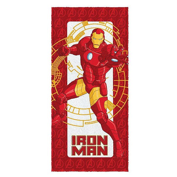 Toalha De Banho Felpuda Lepper Avengers 120x60cm