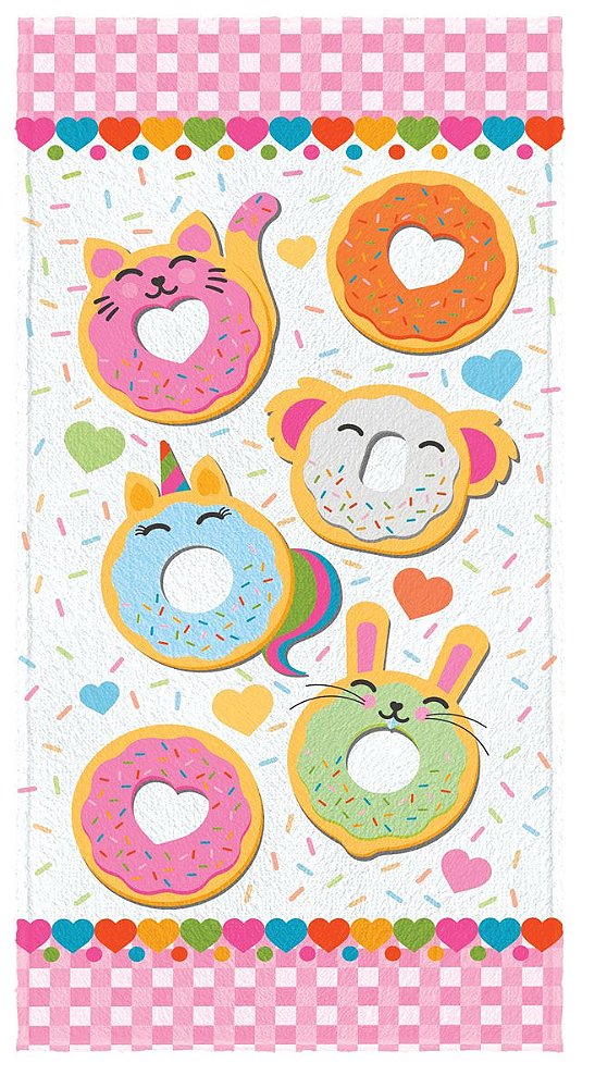 Toalha De Banho Felpuda Hora de Brincar 120x60cm Lepper