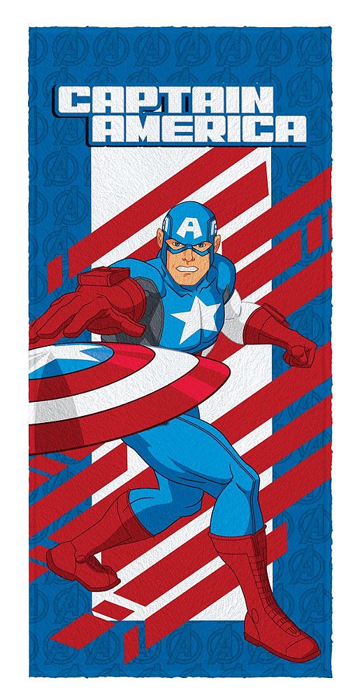 Toalha De Banho Felpuda Lepper Avengers 120x60cm