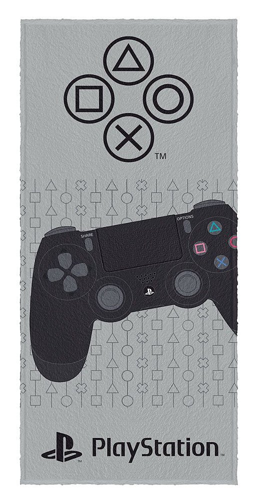 Toalha Felpuda Estampada PlayStation 60X120Cm Lepper