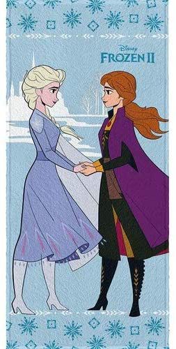 Toalha de Banho Frozen 2 Lepper Princesa Elsa  Anna 120x60cm