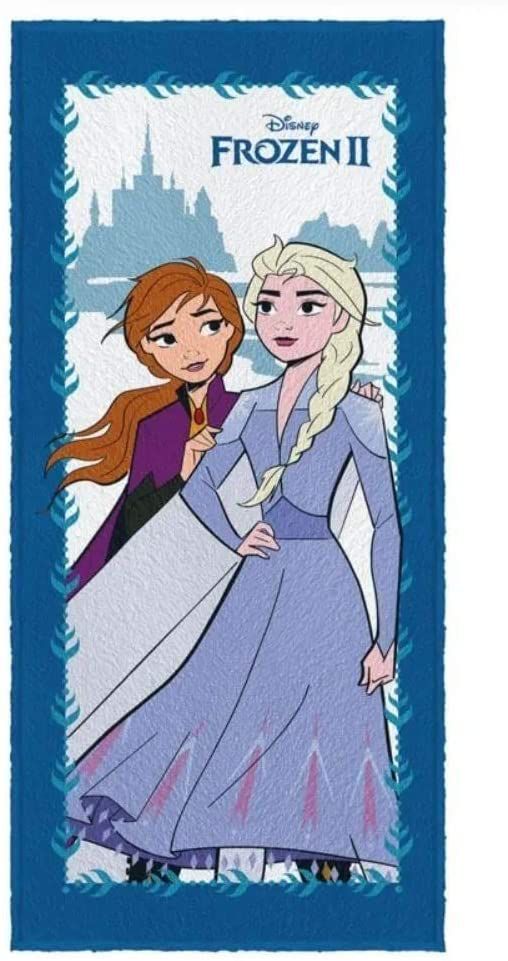 Toalha de Banho Frozen 2 Lepper Princesa Elsa  Anna 120x60cm