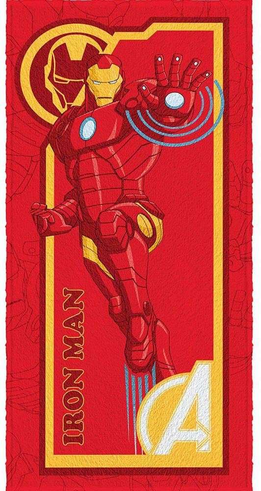 Toalha Felpuda Avengers Meninos Lepper 120X60CM