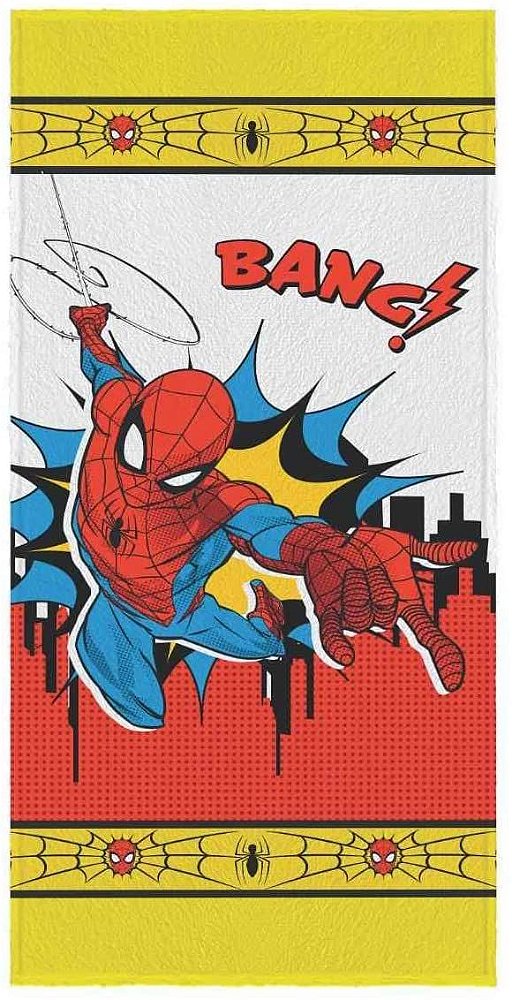 Toalha Felpuda Transfer Spider Man 120X60CM LEPPER