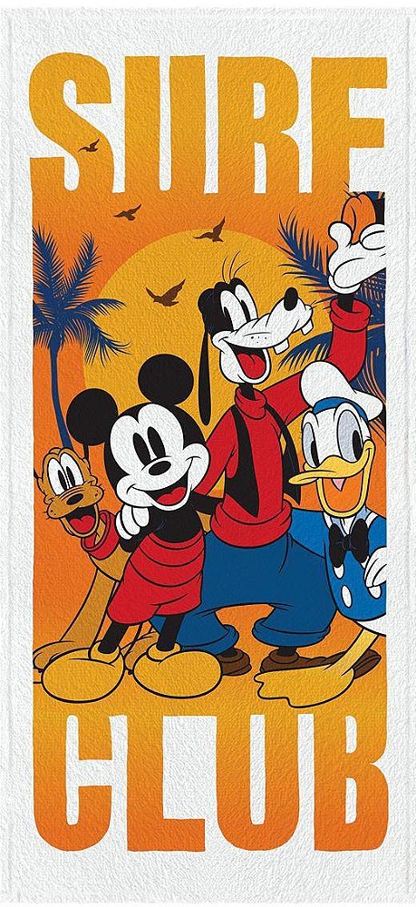 Toalha De Banho Mickey (Surf Club) - Lepper