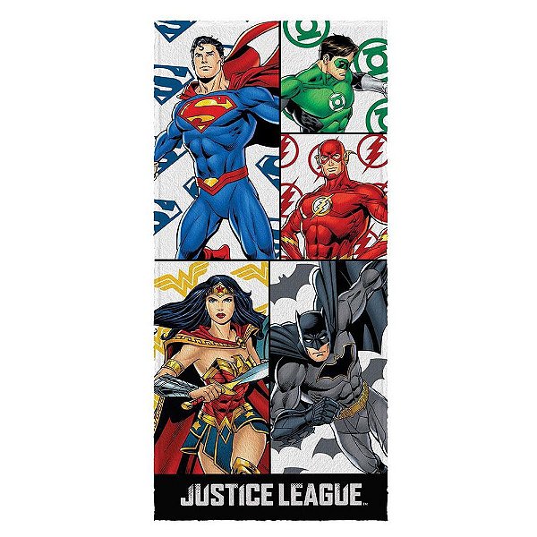 Toalha De Banho Infantil Liga Da Justiça - Lepper