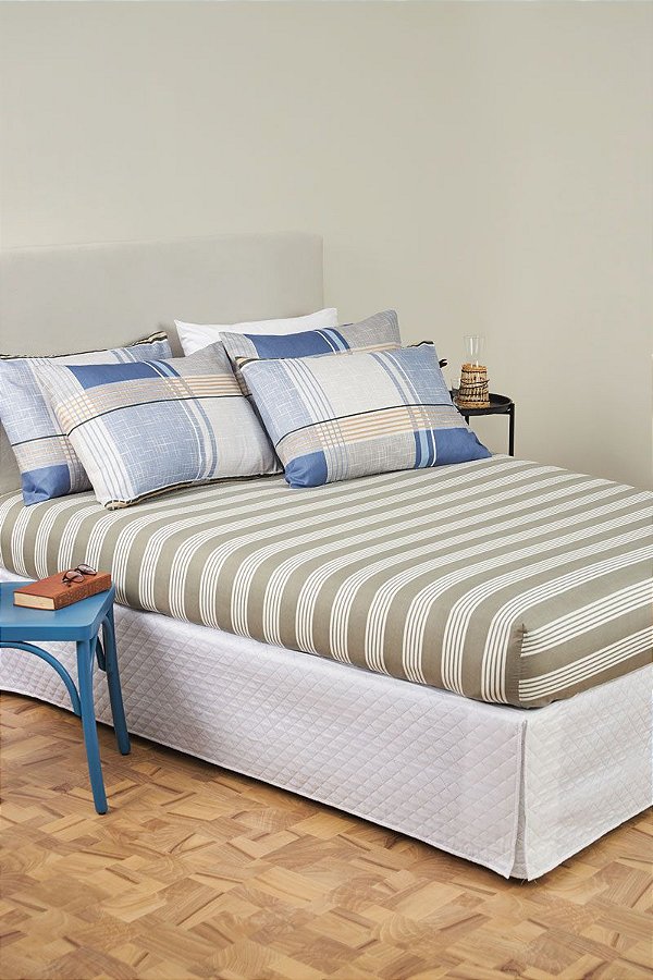 Jogo De Cama Casal Harmonia Microfibra Verde 3 Peças