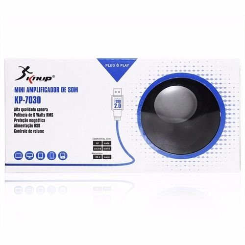 CAIXA DE SOM PARA PC KNUP KP-7030