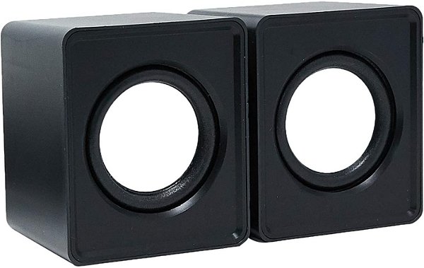 Caixa de Som 2.0 Mini 3W RMS Preta sem Logo