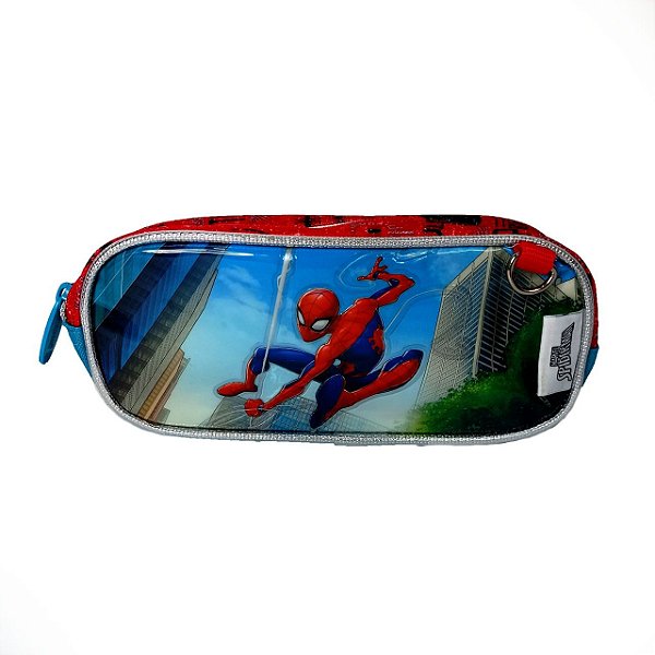 Estojo Escolar Do Homem Aranha De 1  Compartimento Chenson