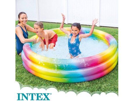 Piscina Inflavel Infantil 581 L - INTEX Arco-iris