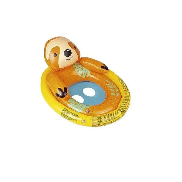 Boia Inflavel Oval Com Fralda Bichinhos Cor:Coala
