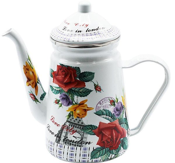 Bule Premium Esmaltado 22Cm 1,2L - A5 Londres