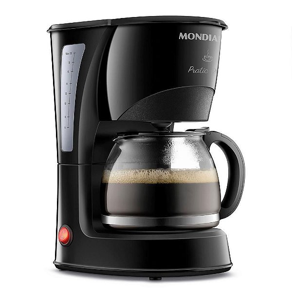 Cafeteira Eletrica Mondial Pratic 127V 20 Xicaras 600W Preta
