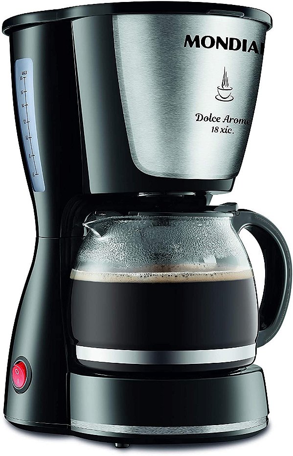 Cafeteira Mondial Dolce Arome Inox C-30i Preta/prata 127v