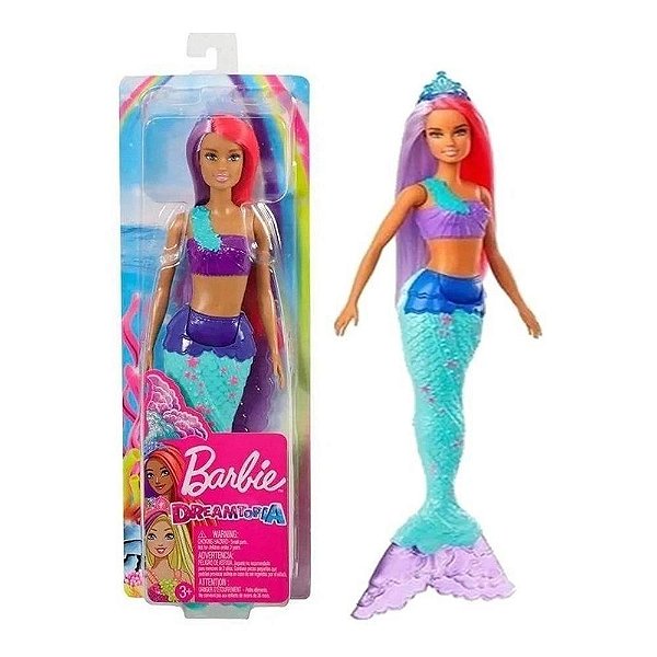 Barbie Mattel Fantasia Sereia - Gjk09