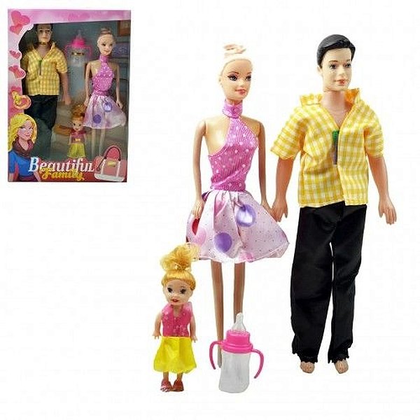 BONECA BARBIE BEAUTIFUL FAMILY ARK TOYS AKT3193