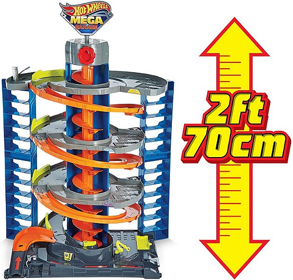 Hot Wheels Pista Mega Garagem Gigante - Mattel Gtt95