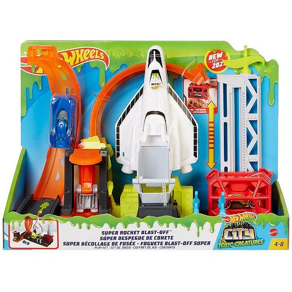 Pista Hot Wheels City - Super Decolagem De Foguete - Gtt75