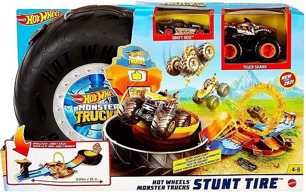 Hot Wheels Pista De Acrobacias Monster Truck - Mattel Gvk48