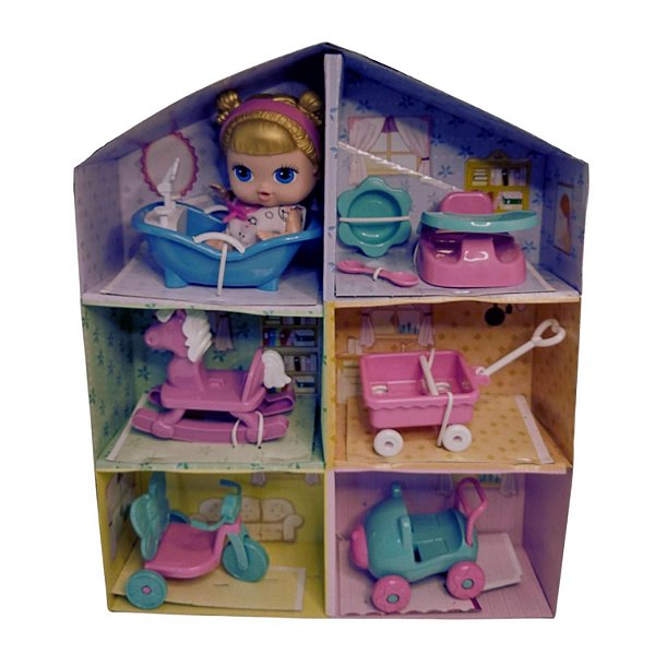 Boneca Lil Cutesies Casinha - Cotiplas
