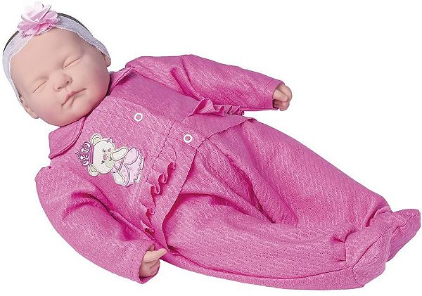 Boneca Coleção Ninos Reborn Dormindo 2212 - Cotiplás