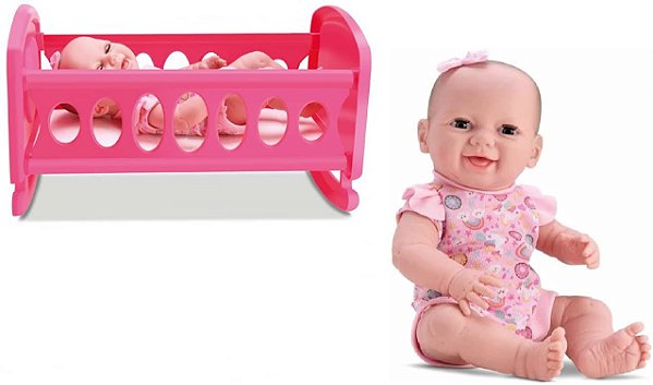 BONECA NEW BORN BERCINHO DIVER TOYS REF 8090