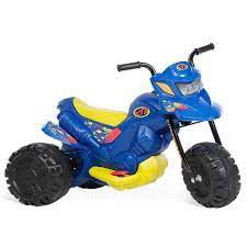 MOTO ELETRICA INFANTIL XT3 AZUL BANDEIRANTE Cor:azul