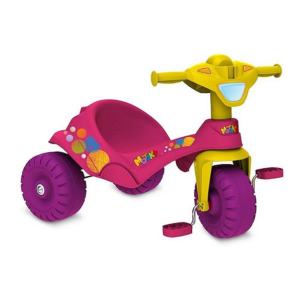 TRICICLO MOTOKA ROSA BANDEIRANTE REF 844