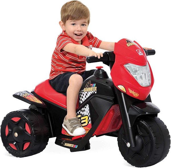 Moto Elétrica Ban Moto Menino El 6V Bandeirante
