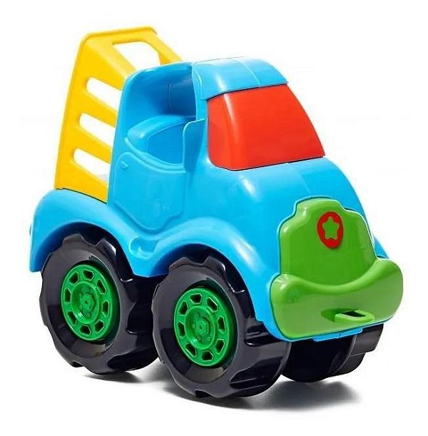 Carrinho infantil rodadinhos truck E locomotiva - calesita