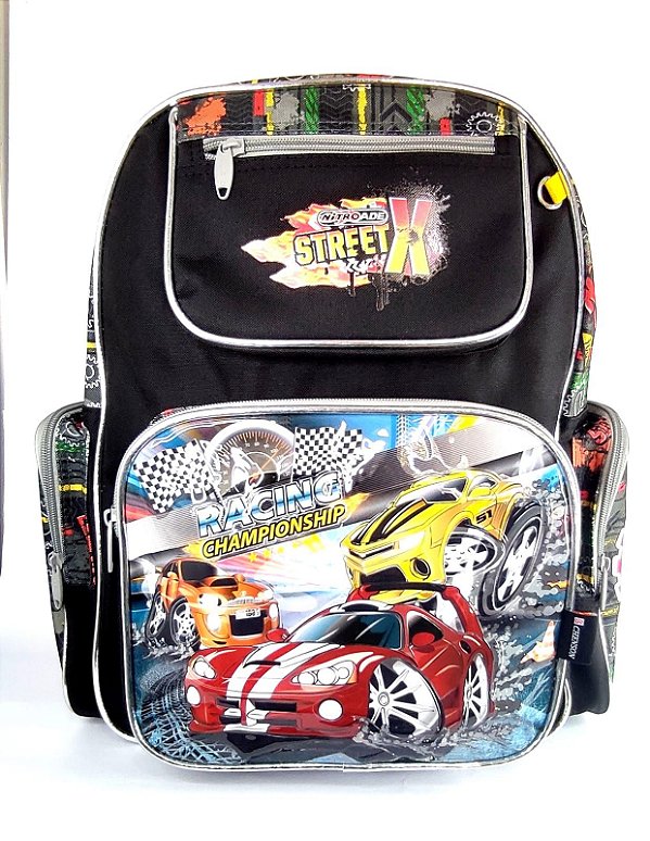 MOCHILA BOLSA ESCOLAR DE CARROS CHENSON