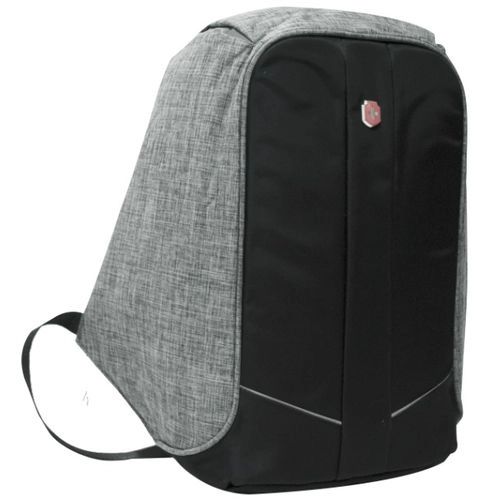MOCHILA EXECUTIVA ANTIFURTO EM POLIESTER Cinza