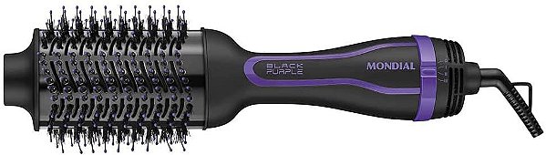 Escova Secadora E Modeladora Mondial Black Purple 1200W 127V